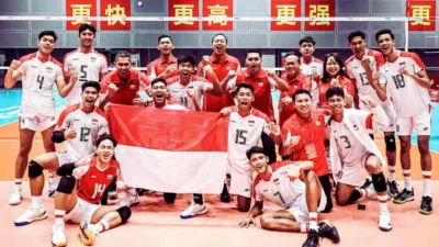 Haikal Bintang Lapangan! Hasil Timnas Voli Putra Indonesia U-21 Kalahkan Tunisia di Kejuaraan Dunia 2025