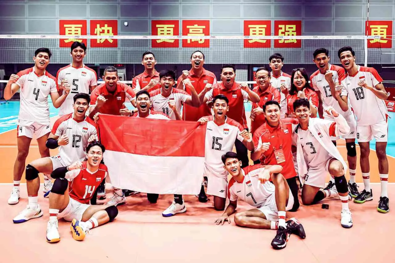 Haikal Bintang Lapangan! Hasil Timnas Voli Putra Indonesia U-21 Kalahkan Tunisia di Kejuaraan Dunia 2025