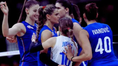 Juara Bertahan Serbia Menang di Turnamen Pemanasan Jelang Kejuaraan Dunia Voli 2025