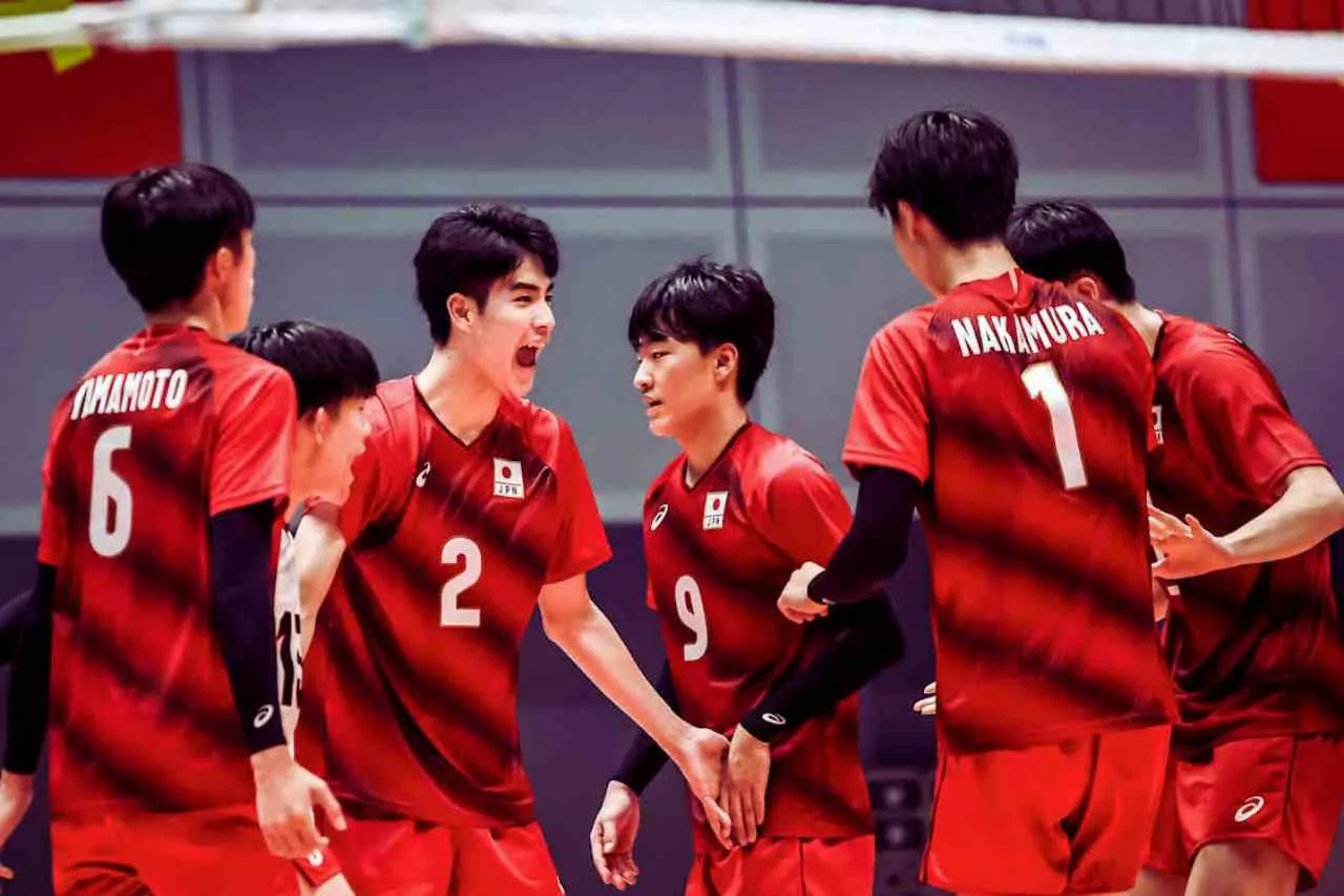 Tim Voli Putra U-21 Jepang Taklukkan Brasil 3-0 di Laga Perdana Kejuaraan Dunia