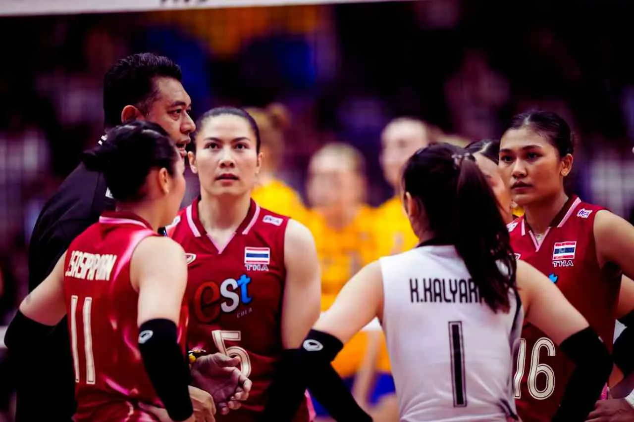 Tim Voli Putri Thailand Sapu Bersih Swedia, Lolos ke 16 Besar Bersama Belanda