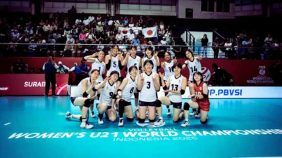 Timnas Voli Putri Jepang U-21 Tembus Semifinal Usai Kalahkan Turki