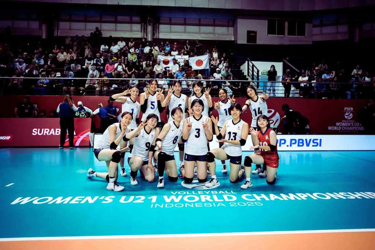 Timnas Voli Putri Jepang U-21 Tembus Semifinal Usai Kalahkan Turki