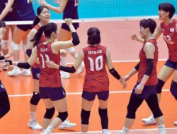 Timnas Voli Putri Korea U-21 Lolos ke Babak 16 Besar Usai Tumbangkan Republik Dominika 3-0
