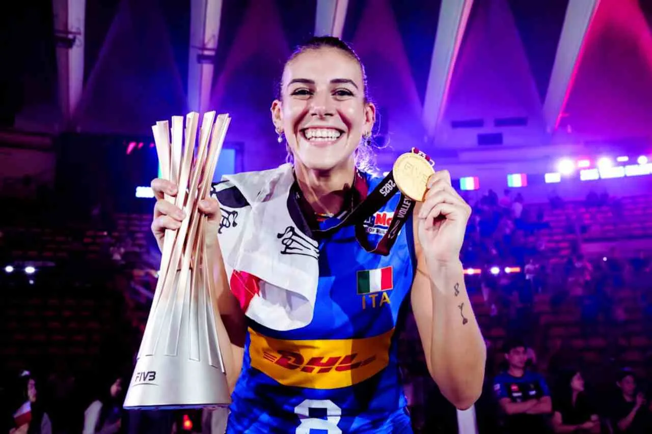 Alessia Orro Dinobatkan sebagai MVP Usai Antar Italia Rebut Gelar Dunia Kedua