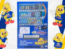 Dukung Toray Arrows Shizuoka Lewat Mesin Minuman Eksklusif