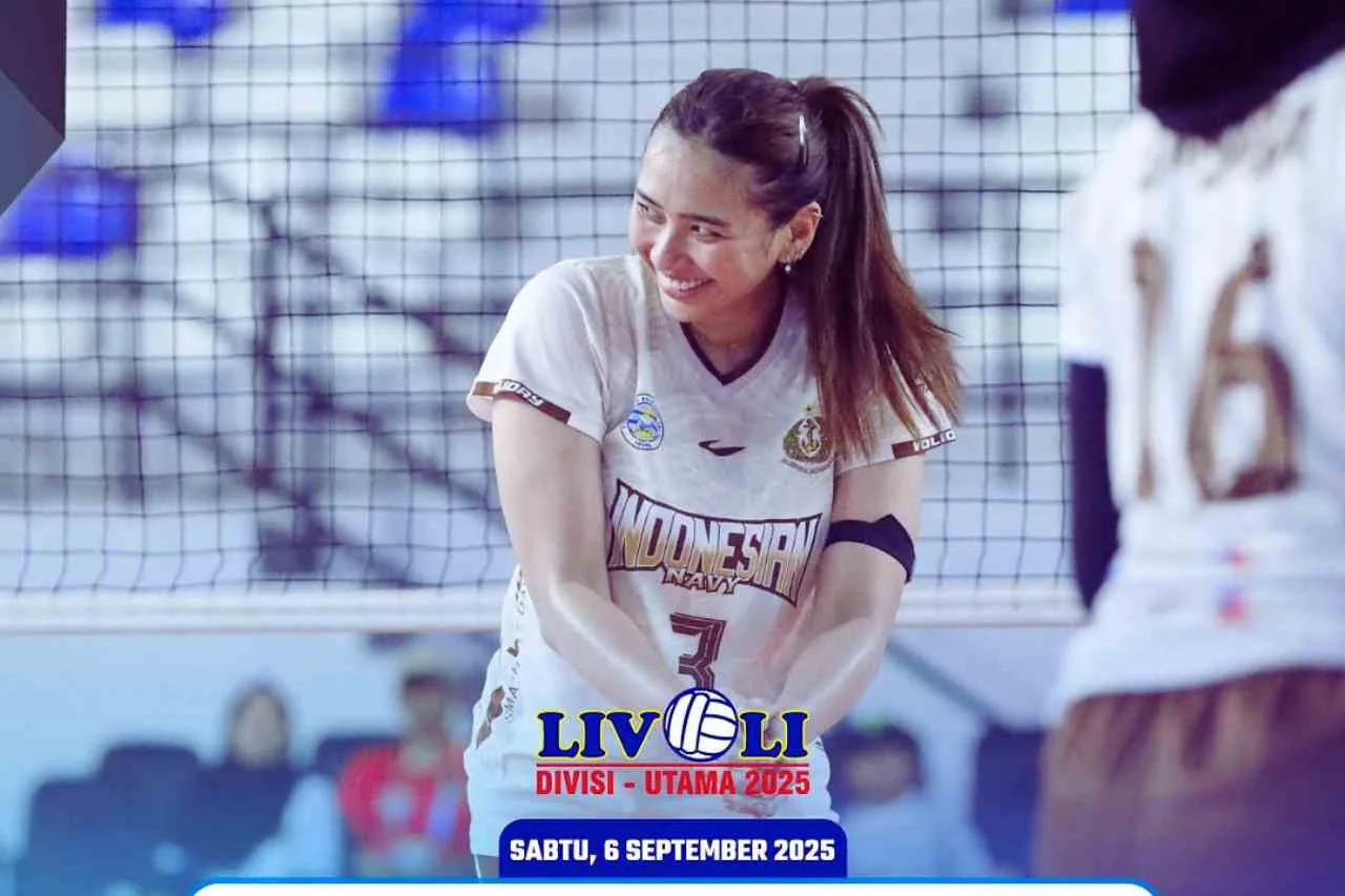 Hasil Livoli 2025 Putri 6 September Rajawali O2C & TNI AL Menang Telak