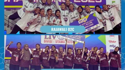 Rajawali O2C Juara Putaran Pertama, Ini Besaran Hadiah Livoli Divisi Utama 2025
