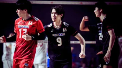 Tim Voli Putra Jepang Comeback Spektakuler, Tumbangkan Bulgaria 3-2 di Laga Uji Coba