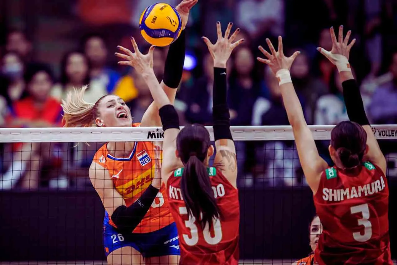 Timnas Voli Putri Jepang Lolos ke Semifinal Usai Tumbangkan Belanda dalam Duel 5 Set
